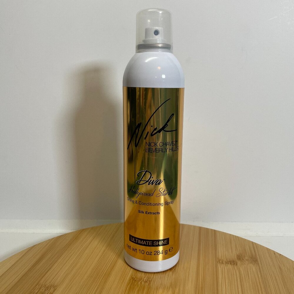 Nick Chavez Diva Hollywood Starlet Ultimate Shine & Conditioning Spray 10oz